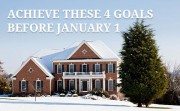 4 homeownership goals to achieve before January