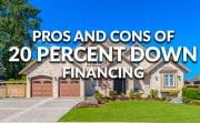 pros and cons of 20 down financing